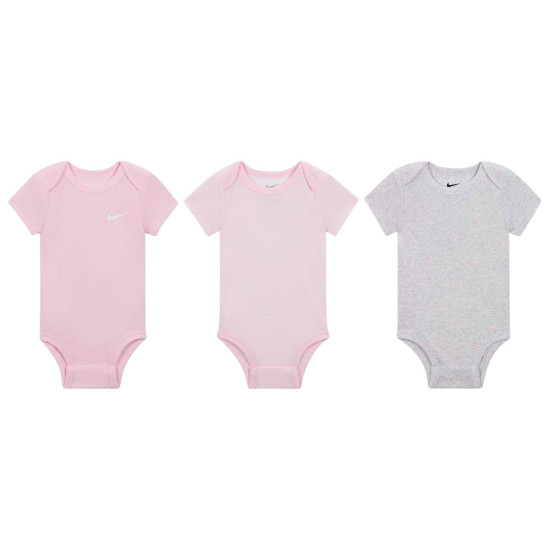 Nike Βρεφικά φορμάκια Baby Essentials Bodysuits 3-Pack